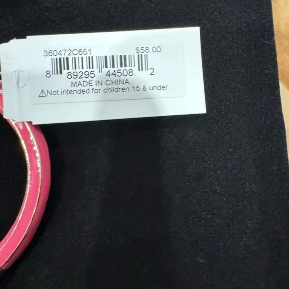 BETSEY JOHNSON fun “pencil” bracelet in PINK( w/blue “eraser”!) great gift🩷🩵🩷